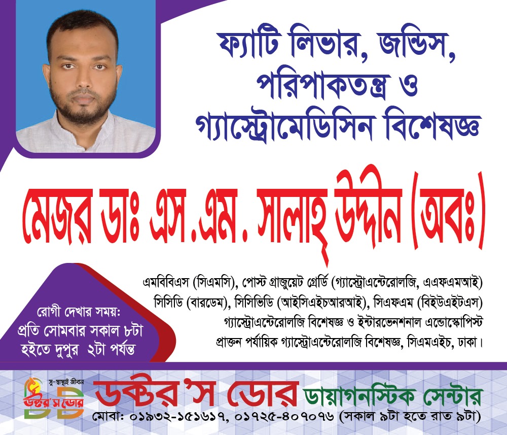 Major Dr. S.M. Salah Uddin (Retd.)